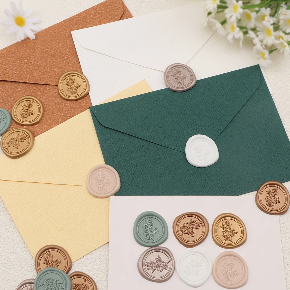 25pcs/set Olive Branches Leafy - Wax Seal Stamp Set review and price