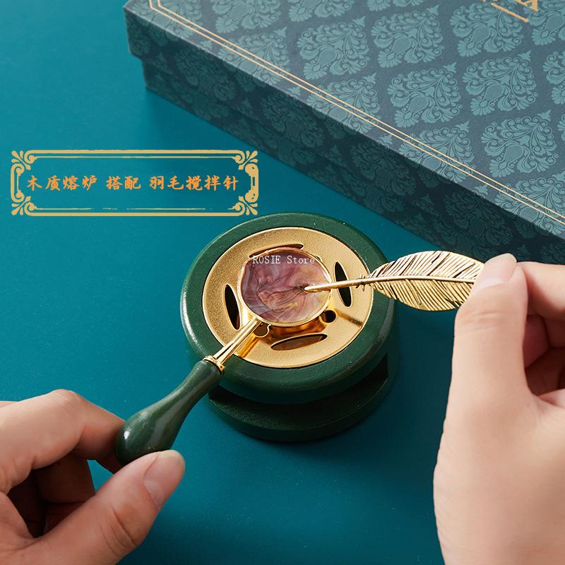 Wax Seal Stamp Set Lacquered S - Wax Seal Stamp Set review and price