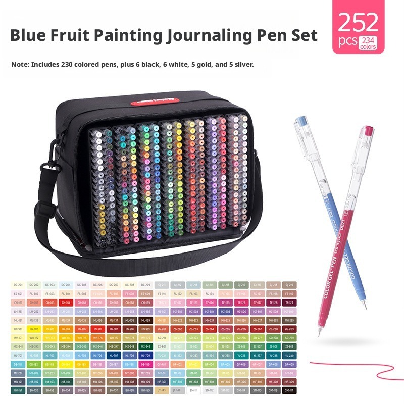 252Pcs 234 Colors Fine Tip Gel - Correction Pen Fine review and price