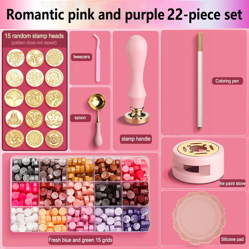 Wax Seal Stamp Set Lacquered S - Wax Seal Stamp Set review and price