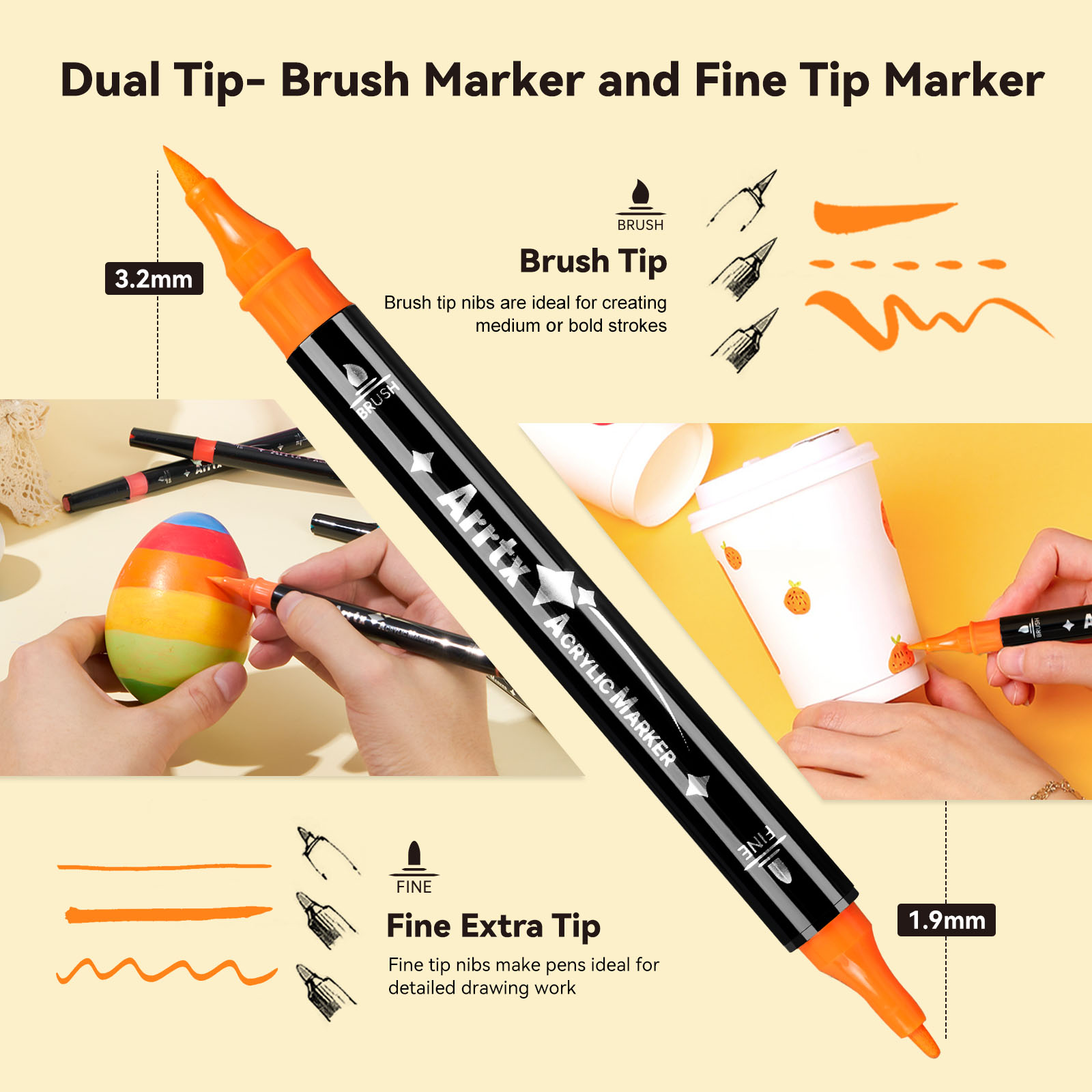 Arrtx 64 Colors Acrylic Paint  - Copic Marker Classic review and price