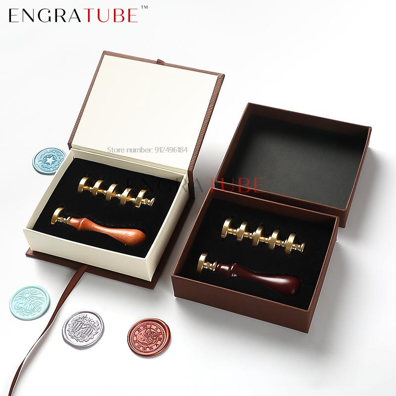 6 Copper Wax Seal Stamp Heads  - Wax Seal Stamp Set review and price