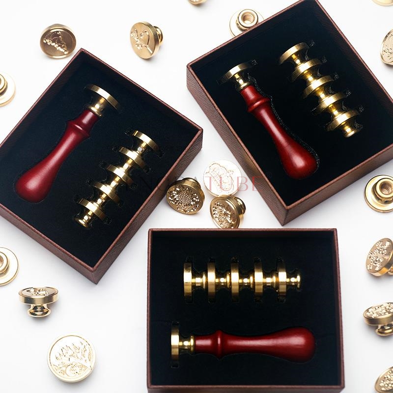 6 Copper Wax Seal Stamp Heads  - Wax Seal Stamp Set review and price