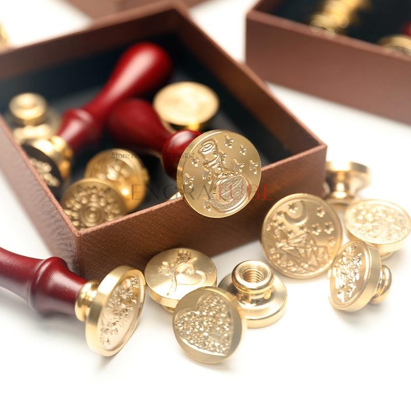 6 Copper Wax Seal Stamp Heads  - Wax Seal Stamp Set review and price