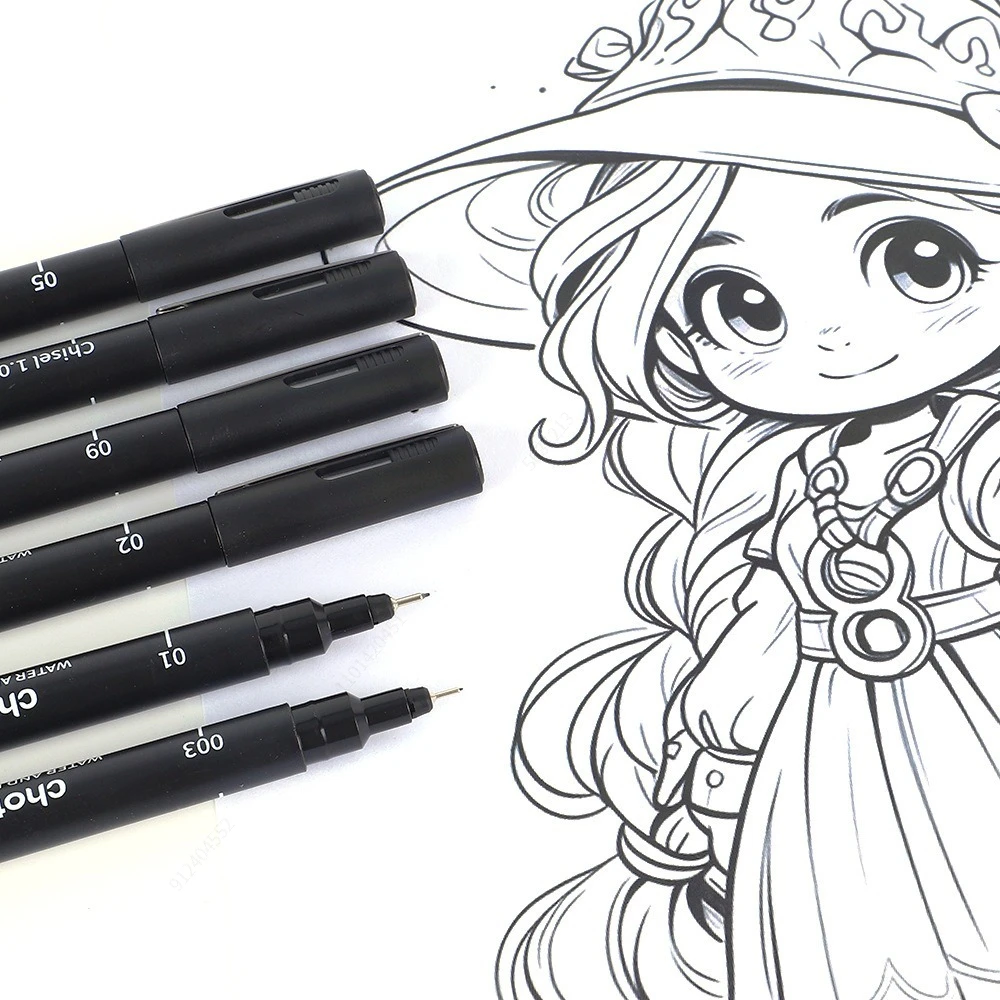 Black Micro Pens,15 Sizes,Wate - Correction Pen Fine review and price